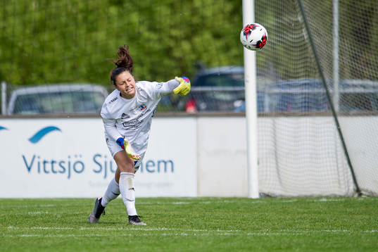 Vittsjös målvakt Sabrina D’Angelo