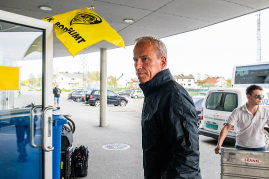 Rune Soltvedt, sports director of Brann, arrives