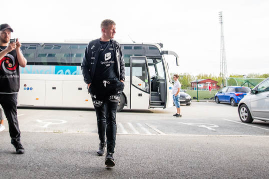 Lars Arne Nilsen, head coach of Brann,  arrives