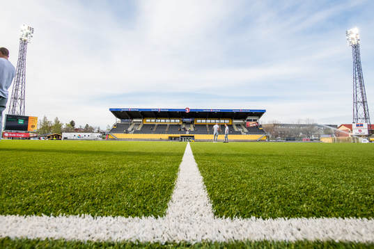 General view of Aspmyra Stadium