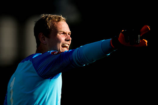 Goalkeeper Viljar Myhra of Strømsgodset