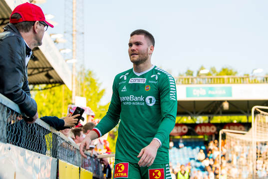 Goalkeeper Gudmund Kongshavn of Tromsø
