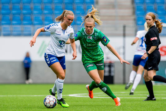 Nora Lie of Kolbotn and Marthine Østenstad of Klepp