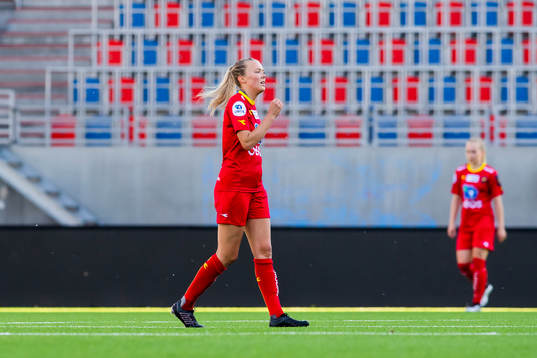 Synne Sofie Jensen of Røa looks dejected