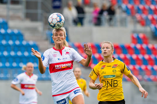 Ingrid Stenevik of Sandviken and Synne Skinnes Hansen of