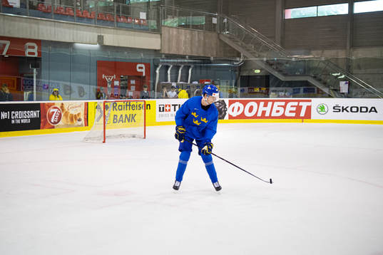 Elias Pettersson of Sweden stays