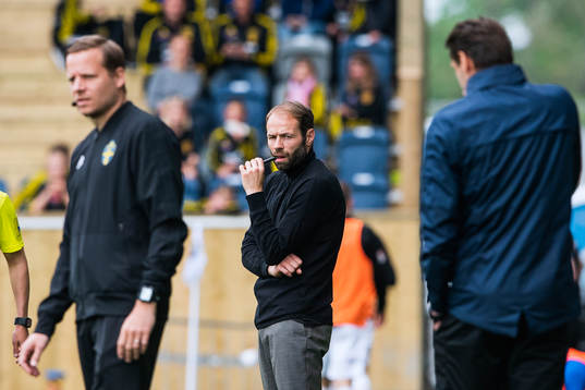 Häckens tränare Andreas Alm