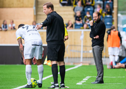 Häckens tränare Andreas Alm