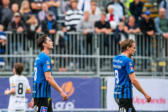 Sirius Karl Larson och Tim Björkström deppar