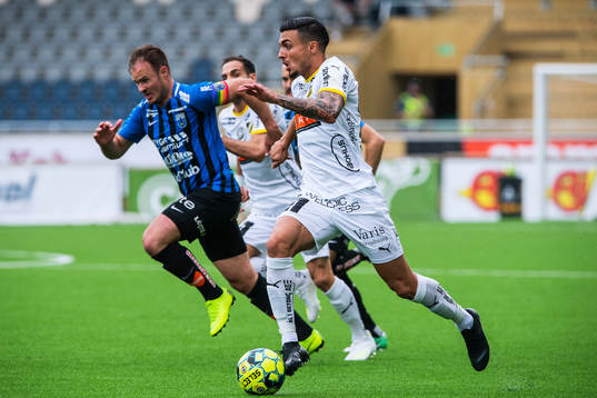 under fotbollsmatchen i Allsvenskan mellan Sirius och