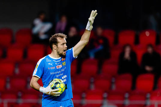 Mjällbys målvakt Carl-Johan Eriksson