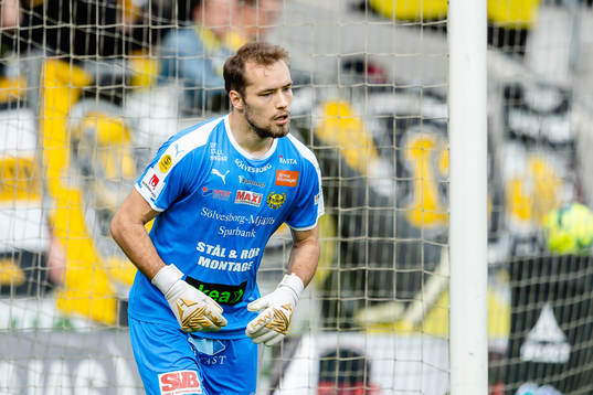 Mjällbys målvakt Carl-Johan Eriksson