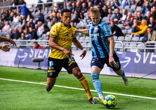 Elfsborgs Kevin Kabran och Djurgårdens Elliot Käck
