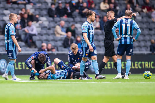 Djurgårdens Jesper Karlström får vård