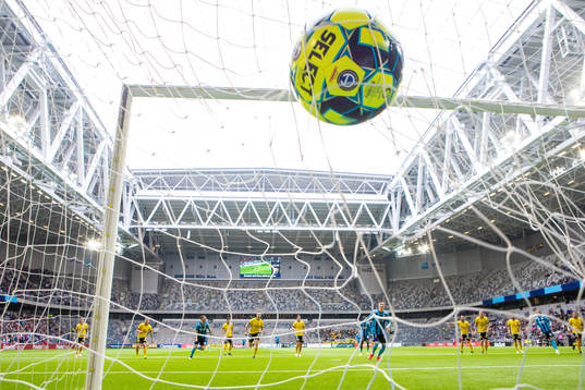 Djurgårdens Fredrik Ulvestad gör 2-0 på straff