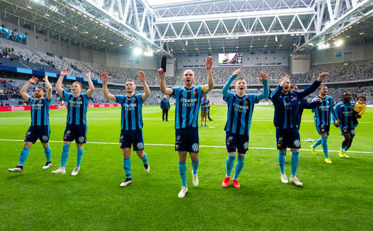 Djurgårdens Jacob Une Larsson , Elliot Käck , Jesper