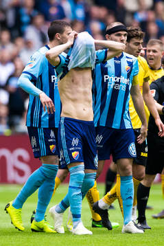 Djurgårdens Haris Radetinac deppar