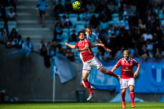 Kalmars Mahmoud Eid och Malmö FFs Eric Larsson
