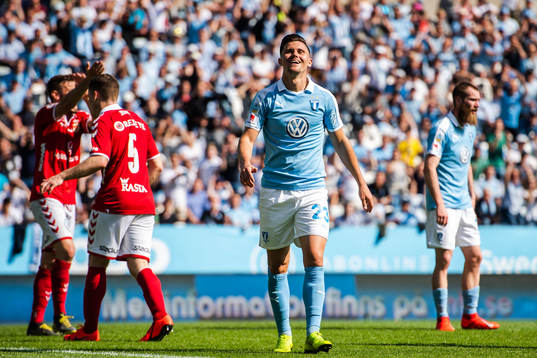 Malmö FFs Marcus Antonsson deppar