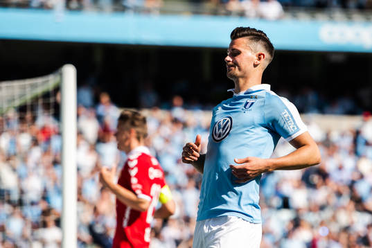 Malmö FFs Marcus Antonsson deppar