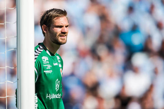 Kalmars målvakt Lucas Hägg-Johansson