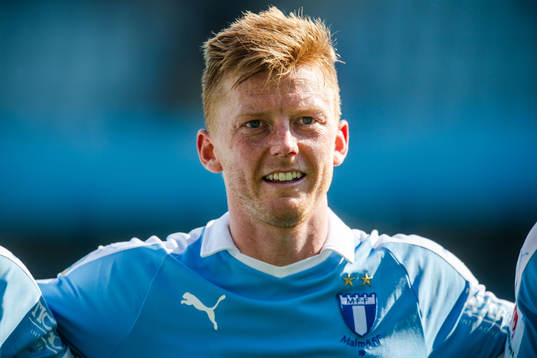 Malmö FFs Anders Christiansen jublar