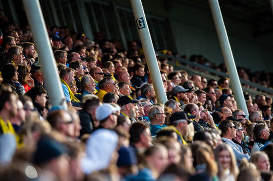 Spectators at the stands