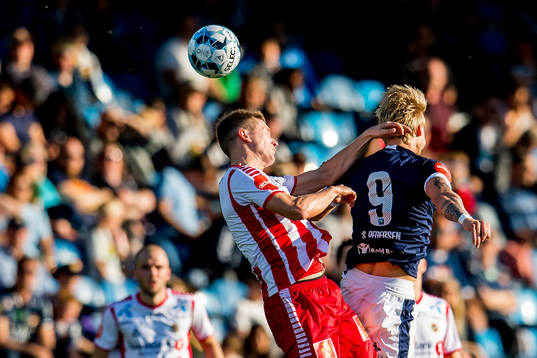 Juha Markus Pirinen of Tromsø and Sebastian Pedersen of