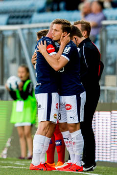 Herman Stengel and Johan Hove of Strømsgodset