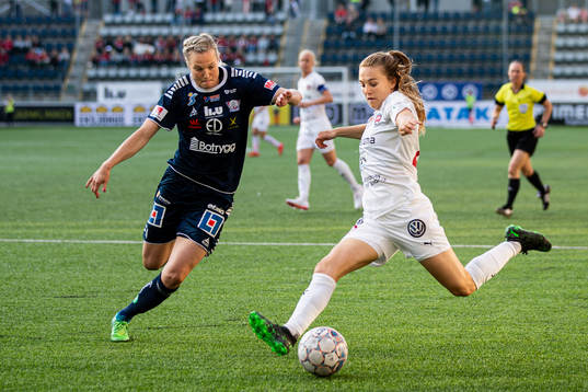 Linköpings Lisa Lantz och Rosengårds Mie Leth Jans