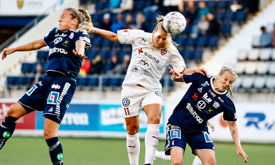 Rosengårds Lisa-Marie Utland och Linköpings Lisa Lantz