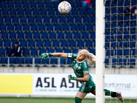 Linköpings målvakt Emma Holmgren