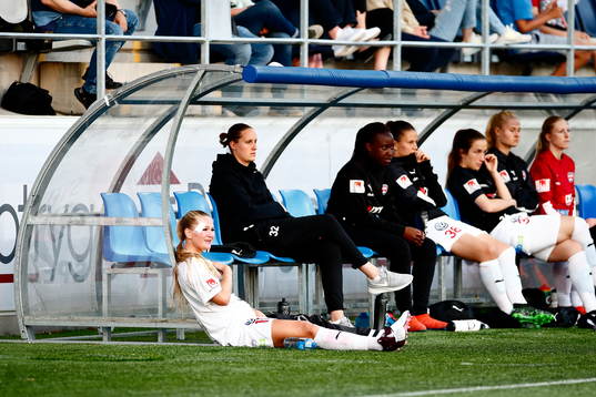 Rosengårds Lisa-Marie Utland vid bänken