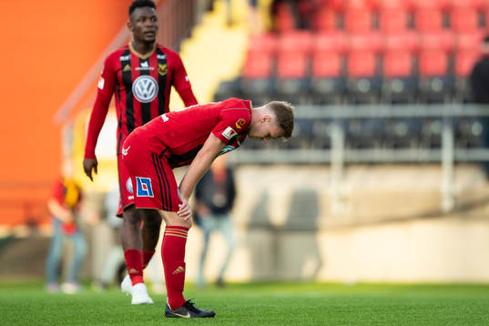 Östersunds Erik Haugen deppar