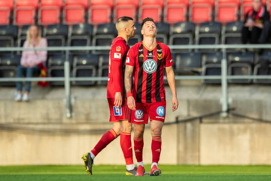 Östersunds Jamie Hopcutt  deppar