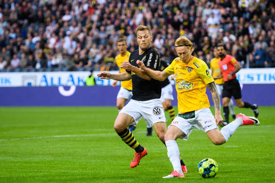 s Sebastian Larsson och Falkenbergs Jacob Ericsson