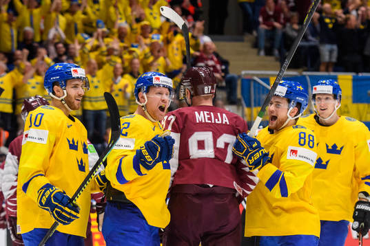Alexander Wennberg, Patric Hörnqvist and William Nylander