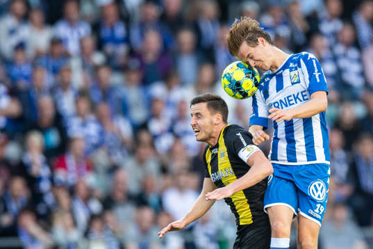 Hammarbys Jeppe Andersen och IFK Göteborgs August