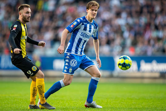 Hammarbys Muamer Tankovic och IFK Göteborgs August