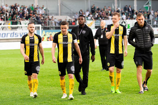 Hammarbys spelare deppar