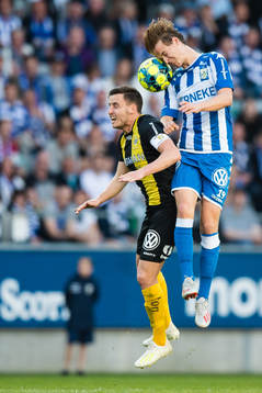 Hammarbys Jeppe Andersen och IFK Göteborgs August