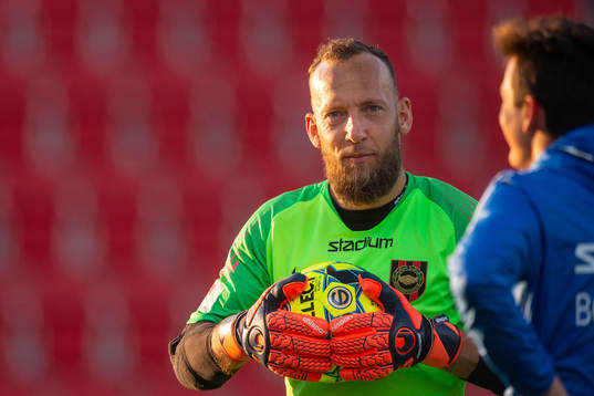 Brommapojkarnas målvakt Benny Lekström