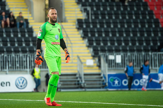 Brommapojkarnas målvakt Benny Lekström