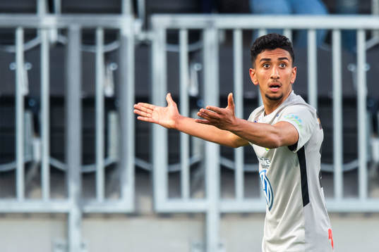 Jönköpings Amir Al-Ammari reagerar