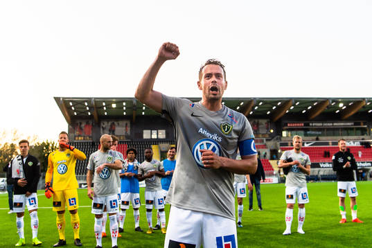 Jönköpings Fredric Fendrich jublar