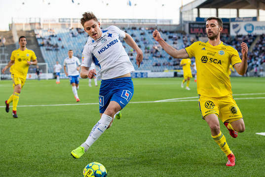 IFK Norrköpings Christoffer Nyman och Sundsvalls Juan Jose