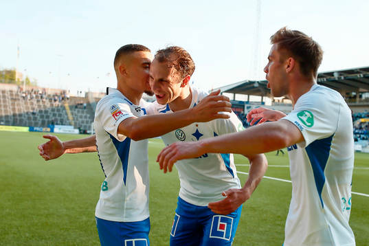 IFK Norrköpings Jordan Larsson, Lars Krogh Gerson och