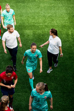 Goalkeeper Cecilie Hauståker Fiskerstrand of Norway