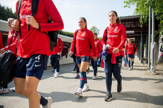 Emilie Bosshard Haavi and Ingrid Moe Wold of Norway
