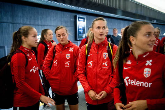 Guro Reiten, Kristine Minde and Caroline Graham Hansen